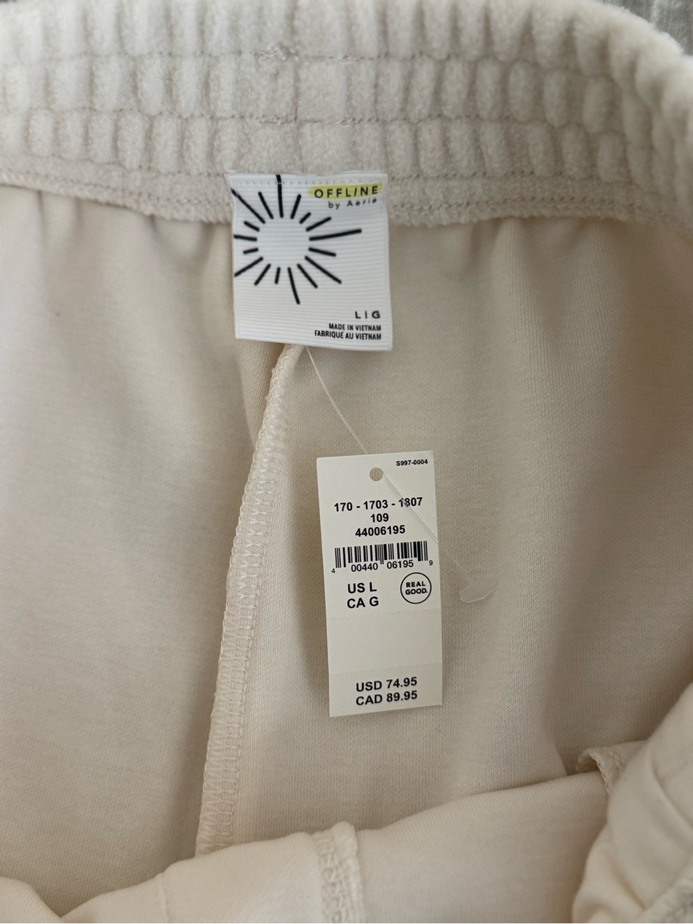 aerie Polar Fleece Barrel Pants - Picture 3 of 5